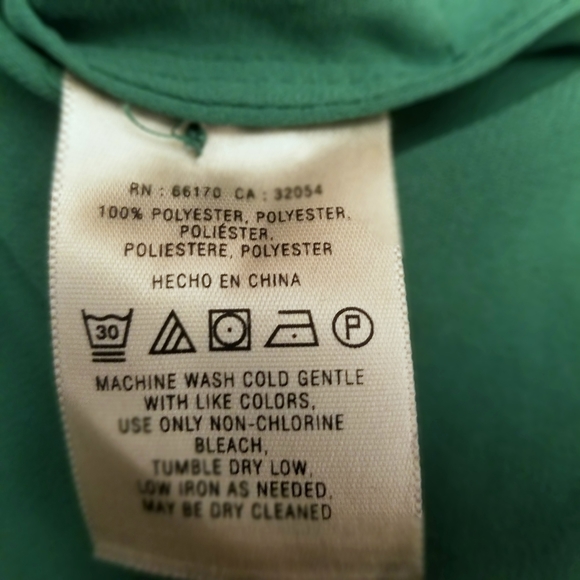 Maeve by Anthropologie Green Ruffle Blouse - Size 8 - Picture 12 of 16